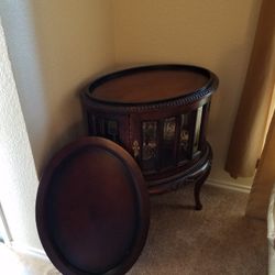 Maghoney wood Butler Tea Cart