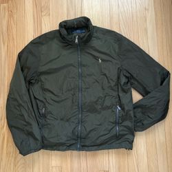 Polo Ralph Lauren Retford Packable Hooded Windbreaker Jacket Green Size XL