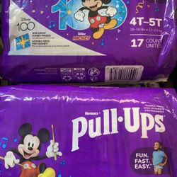PULL-UPS SIZE 4t-5t…34ct…$16.00
