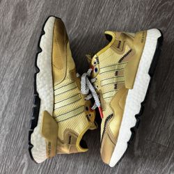 Adidas Nite Jogger Gold mettalic sneakers