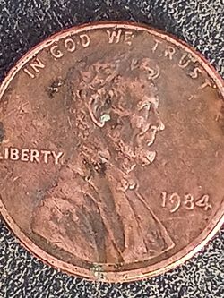 1984 Rare No Mint Lincoln Penny With Errors