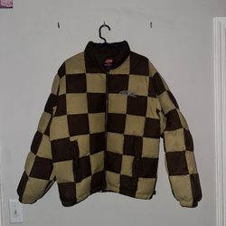 Supreme FW 19’ Checkerboard Puffer Jacket 