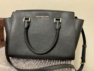 Michael Kors Black Selma Medium Satchel 