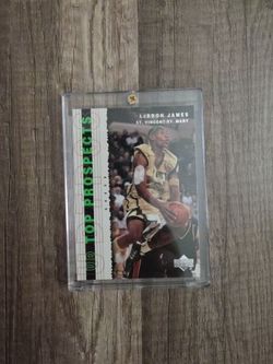 Labron james 03-04 upper deck top prospect  rookie card