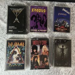 Rock Music Cassette Tapes