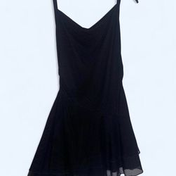 Black mini dress