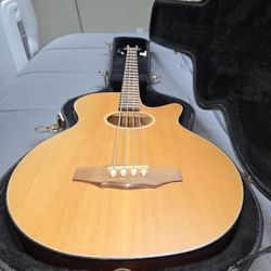 Guild Acoustic/Electric Guitar B4E With Case 