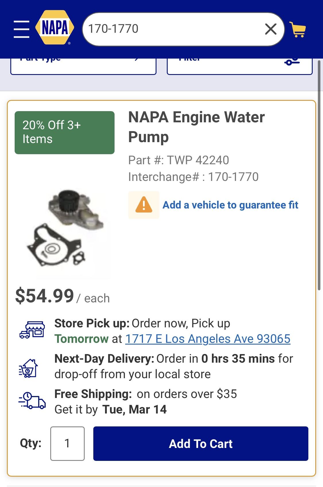 Toyota Water Pump Mr2/Camry/celica/rav4/solara