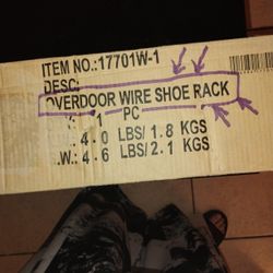 Over Door Shoe Rack