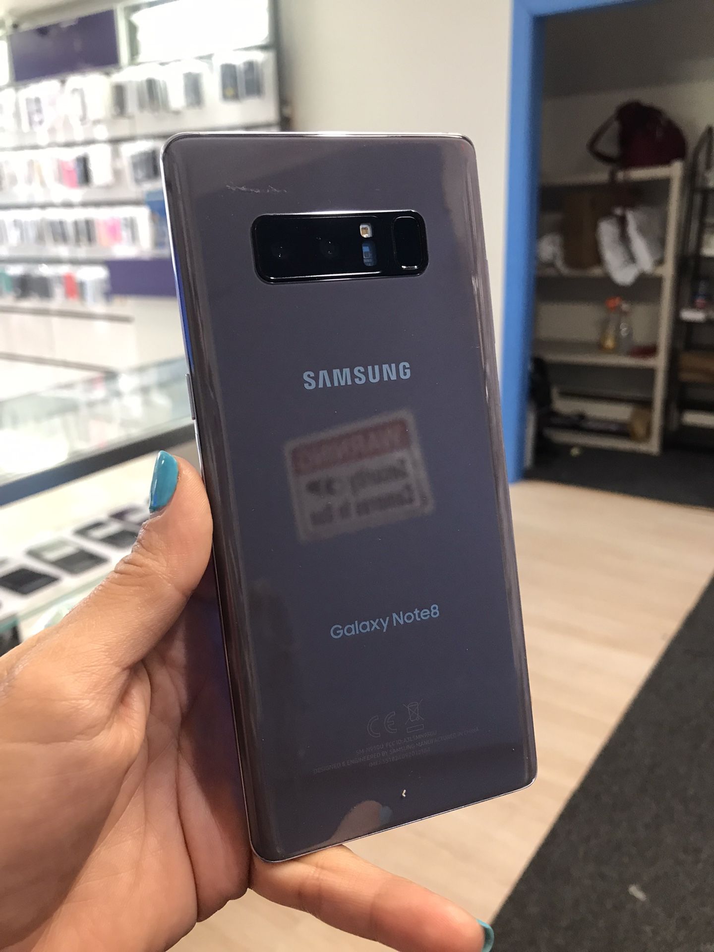 Samsung Galaxy note 8 unlocked with store warranty 