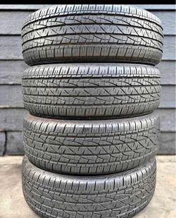 245 55 R 19 vendo llantas usadas marca Fairestone