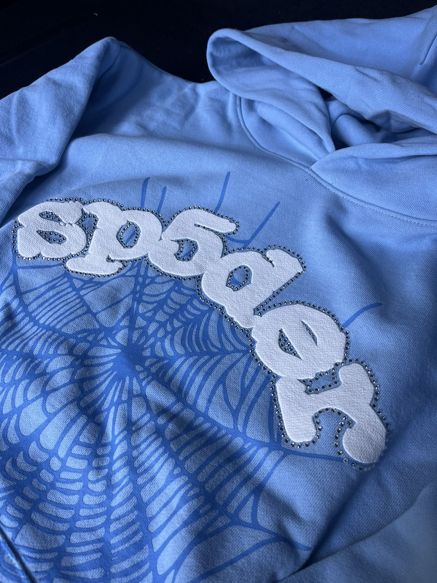 SKY BLUE SP5DER HOODIE