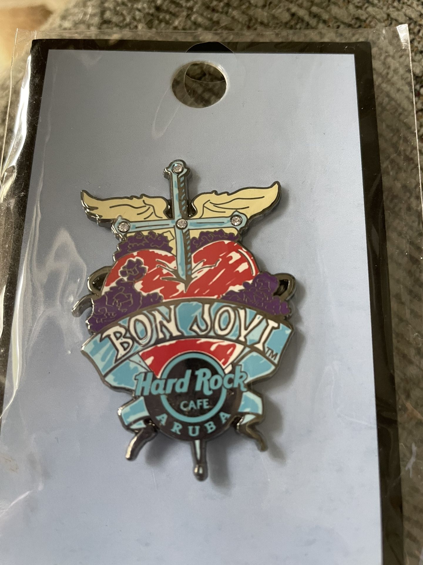 Hard Rock Cafe Aruba Bon Jovi Pin