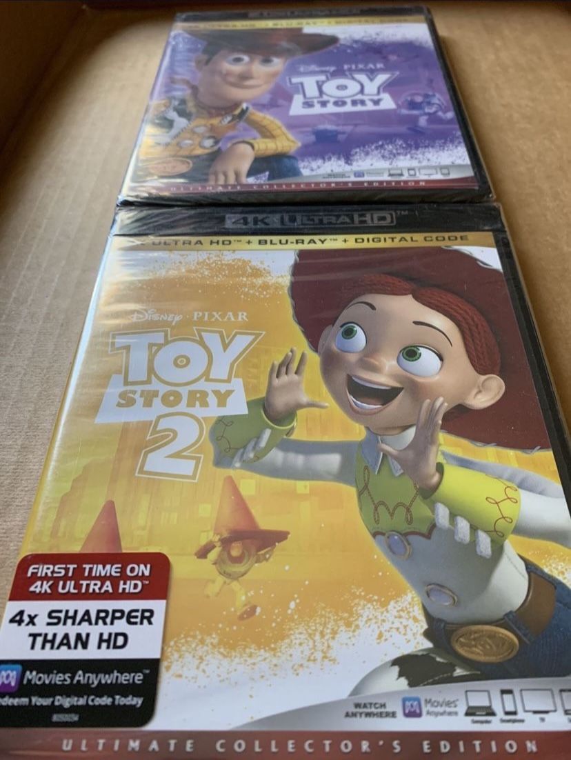 4k bluray disney toy story blu ray brand new