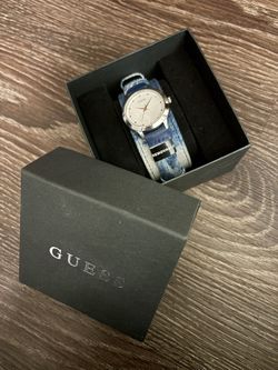 Y2K Ladies’ Chelsea Denim Guess Watch (W1151L3)