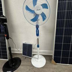 New Rechargeable Solar Fans! ☀️ Delivery Available 