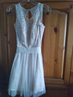 Champagne Colored Dress Size Large