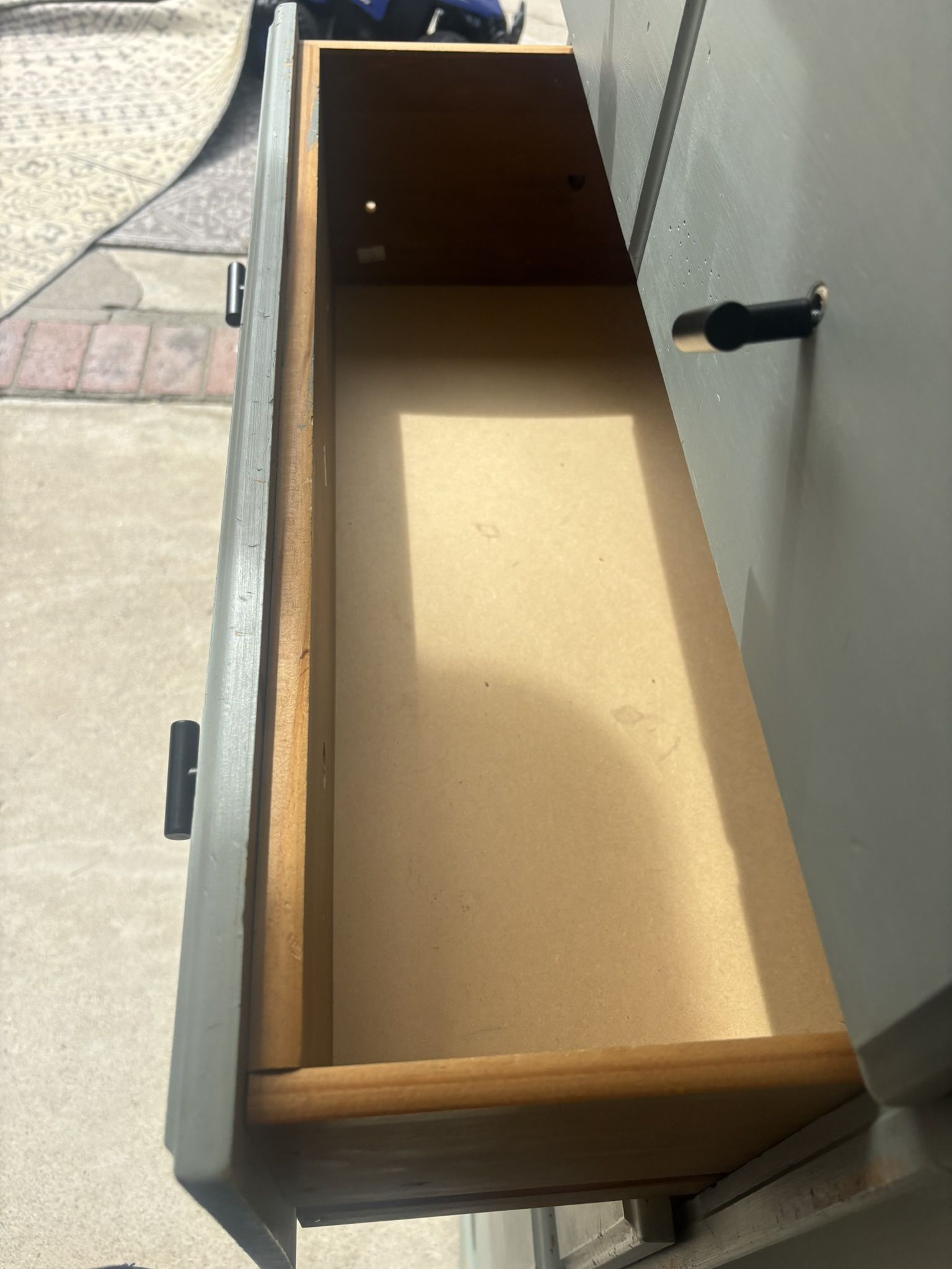 5 Drawer Dresser Grey 