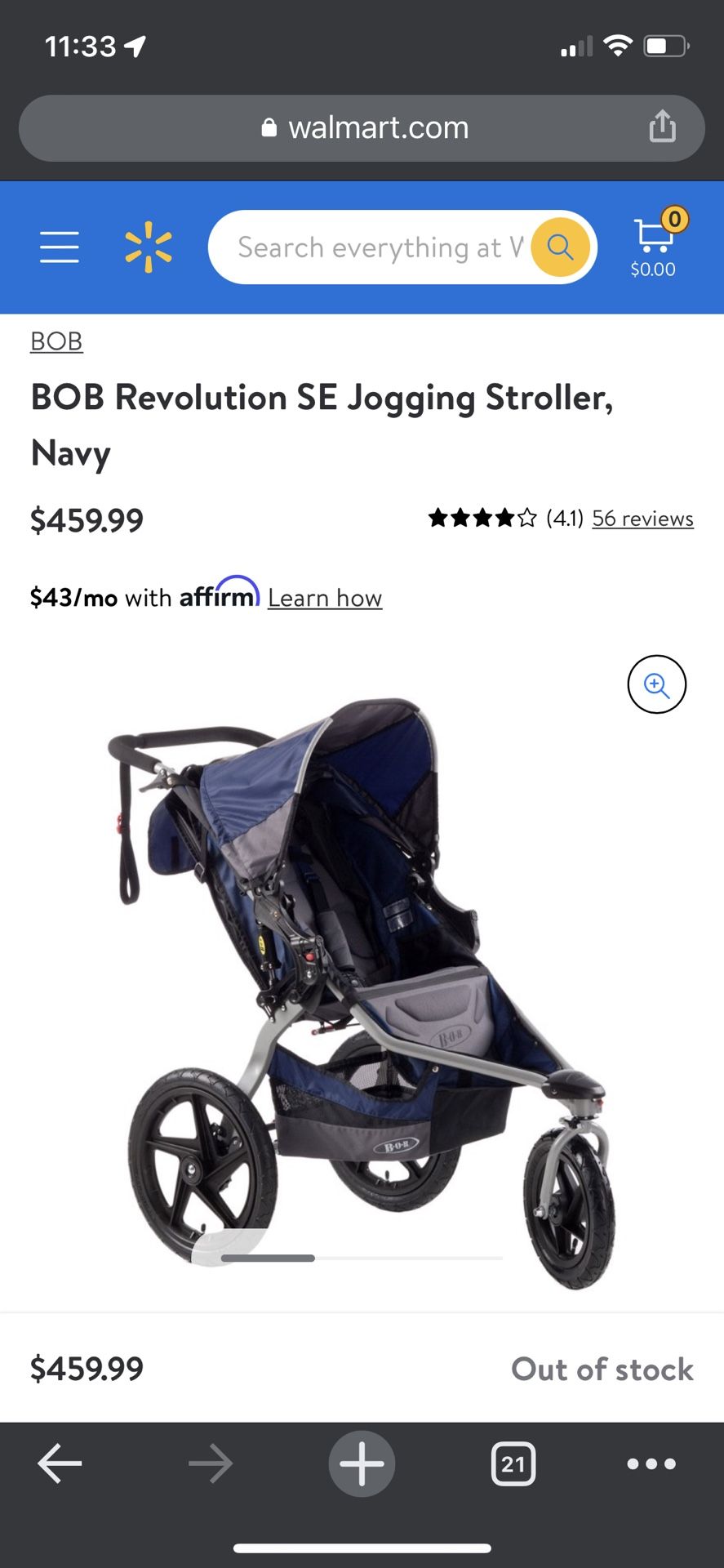 B.O.B. / Bob Revolution SE All Terrain Jogging Baby Stroller
