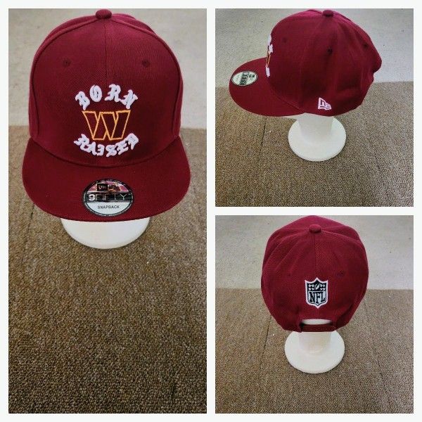 WASHINGTON COMMANDERS NFL FOOTBALL π SNAPBACK HAT.