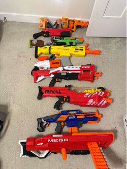 Nerf Guns- $12 a pc $95 all together