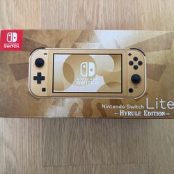 Nintendo Switch Lite – Hyrule Edition – Brand New, Sealed