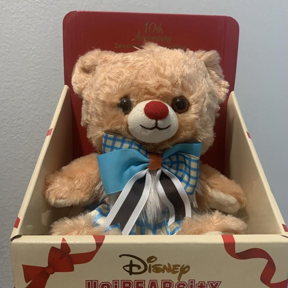 Tokyo Disney Unibearsity 10th Anniversary blanc plush toy teddy bear plushie