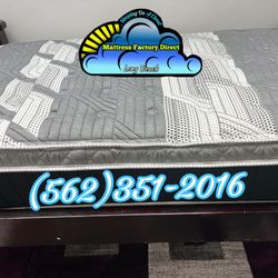 Twin Pillowtop Mattress And Boxspring Bed Set New Cama Nueva 