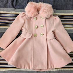 ROTHSCHILD Coat - 2 Years Old - 2T (detachable fur collar)