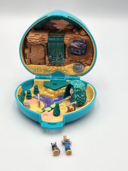 Disney Pocahontas Bluebird Polly Pocket Compact John Smith Meeko 1995 - R5