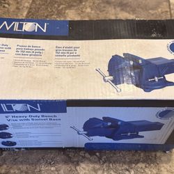 Wilton 6” Heavy Duty Bench Vise and Swivel Base