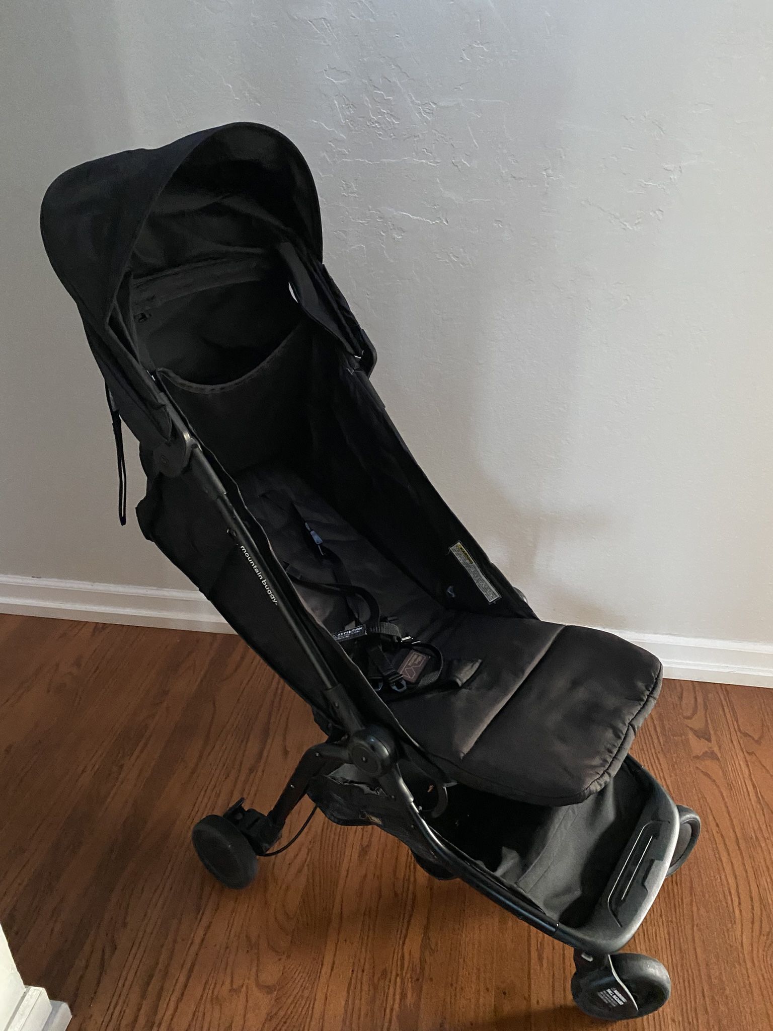 Mountain Buggy Nano Travel Stroller with cover - Black