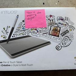 Wacom Intuos creative pen & Touch tablet - Missing Stylus