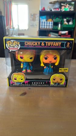 Chucky & Tiffany Black Light Funko Pop