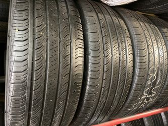 18” 4 used tires 225/55R18 continental