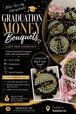 Graduation bouquets