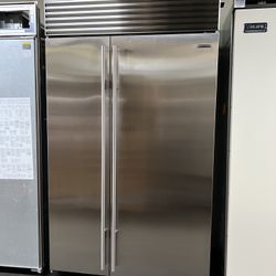 Sub Zero 48āWide Built In Stainless Steel Side By Side Refrigerator