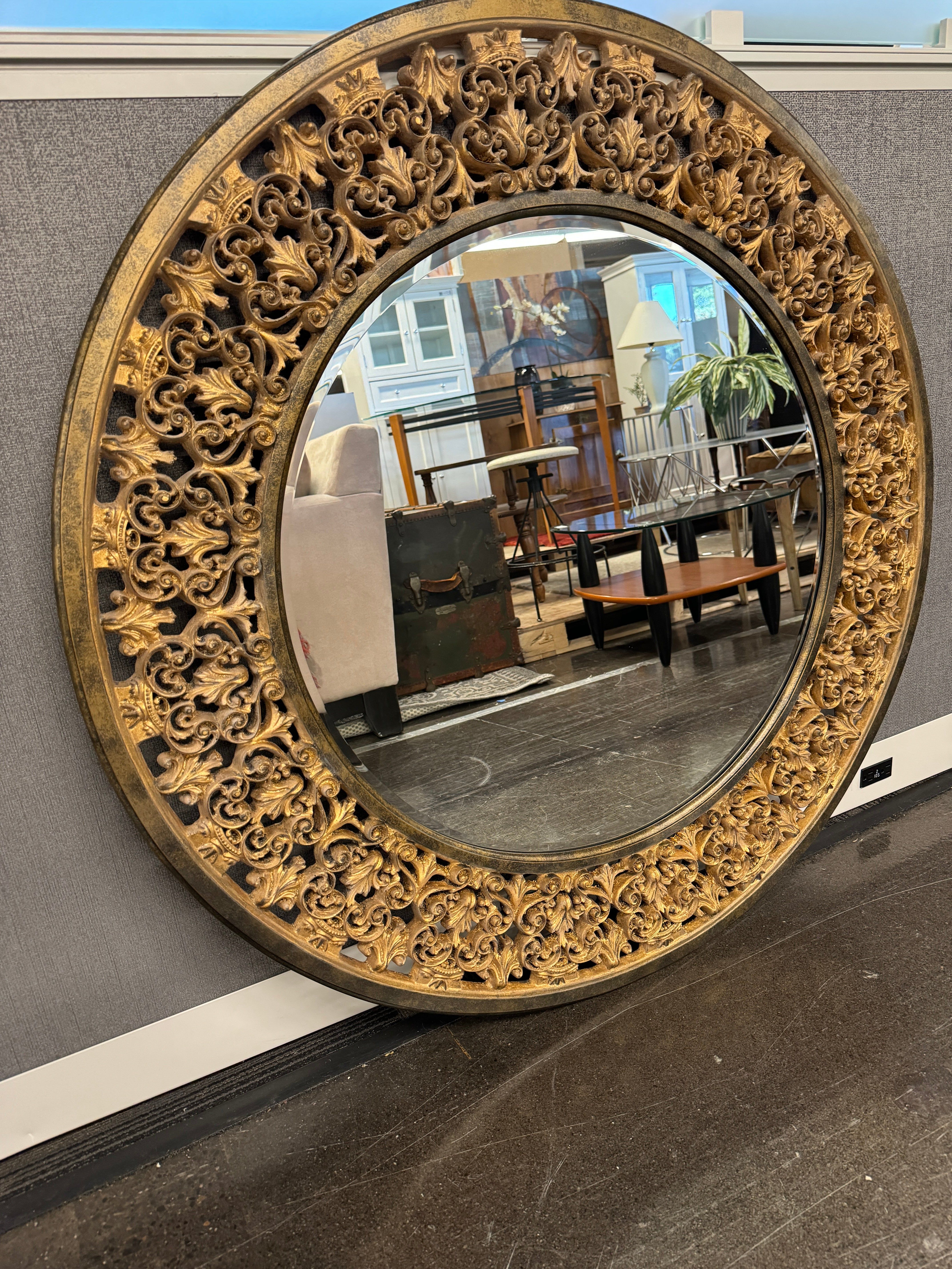Ethan Allen, Round Florentine Mirror