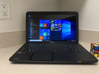 Nice 15.6” Toshiba Sattelite Laptop with Numeric Keypad_Fully Loaded with windows 10 Pro , 650 GB HD