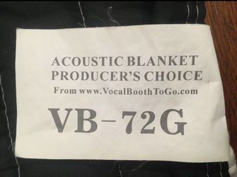 Acoustic Sound Blankets Producer's Choice: Size 80 x 80