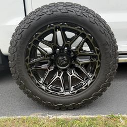 20 INCH RIMS WITH TIRES 