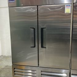 Polarman PLM-54RS 53 15/16" Reach-In Refrigerator with Double Solid Doors, Bottom Mount, Stainless Steel, 49 cu. ft.