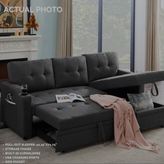 SLEEPER SOFA ( COMVERTIBLE COUCH)