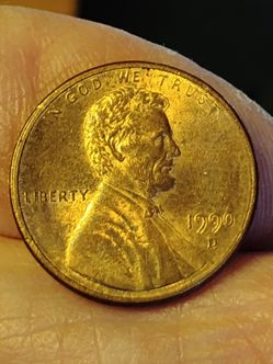 1990 D penny