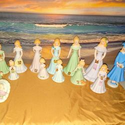 GROWING  UP GIRLS BIRTHDAY FIGURINES  (All 18
