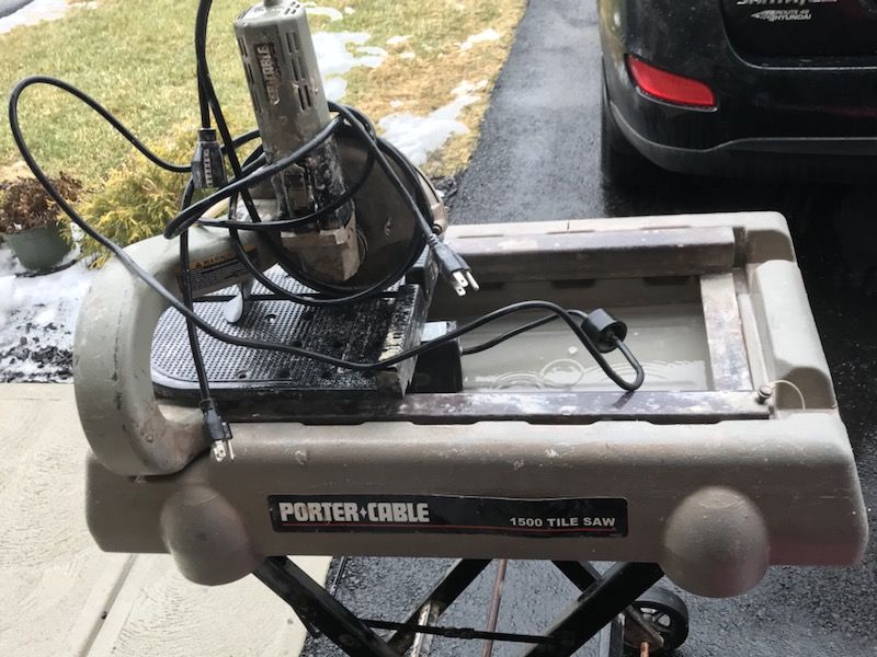 Porter cable 1500 tile saw deals