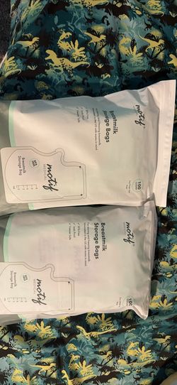 Breast milk storage bags