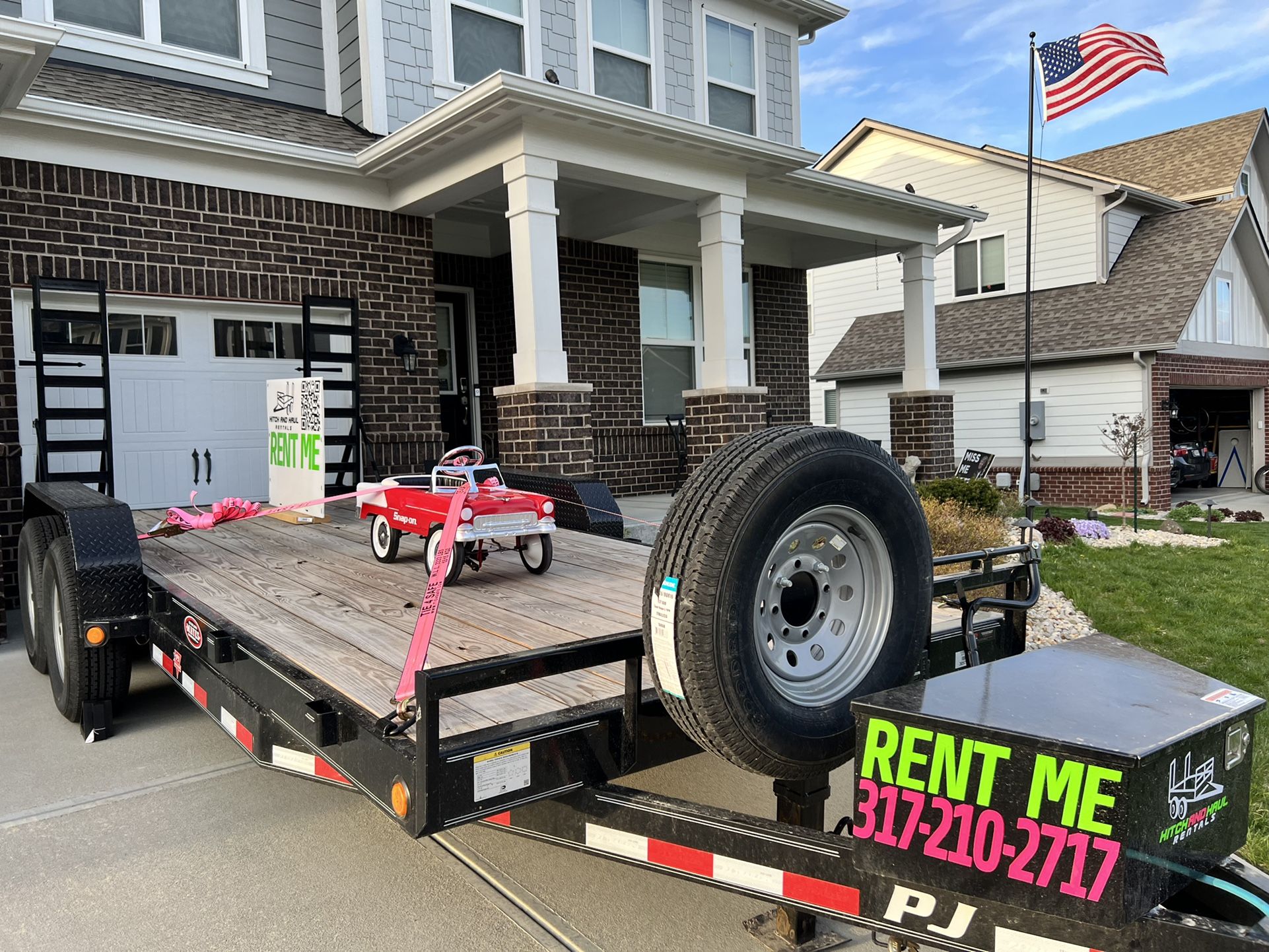 18’ Equipment Trailer 14k Lbs