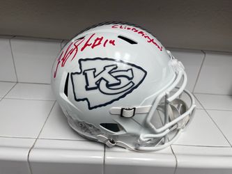 NFL replica helmet chiefs, Salute to service Auto.
