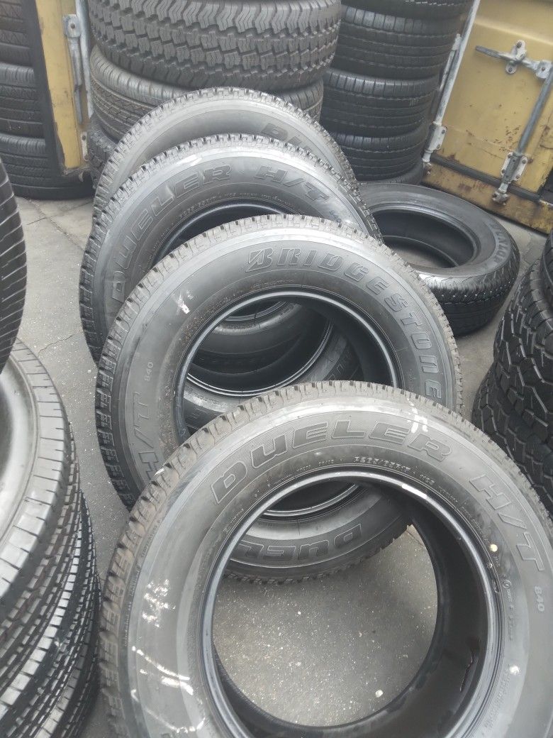 P265/65R17 set of four TIRES brand bridgestone for Sale in Fullerton ...